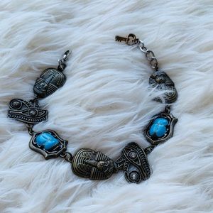 Egyptian Bronze Good Luck & Prosperity Bracelet